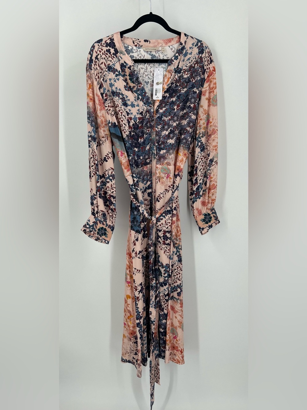 Soft Surroundings Nassau Floral Patchwork Maxi Dress  2x